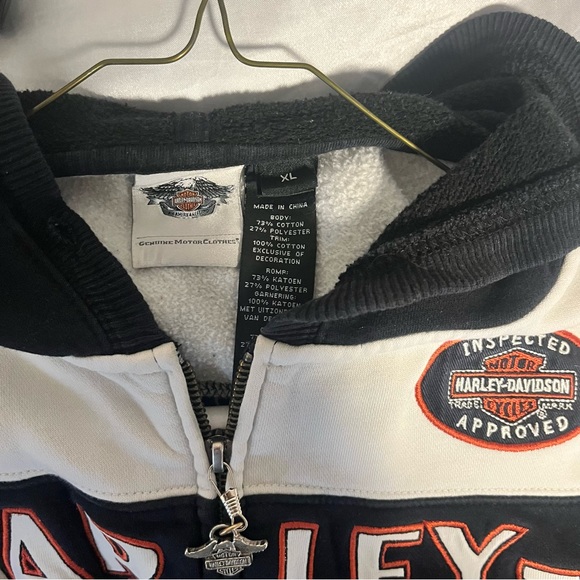 vintage Harley Davidson zip up hoodie - Picture 3 of 3